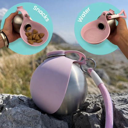 Pawlino™ Dog Water Bottle + Bowl