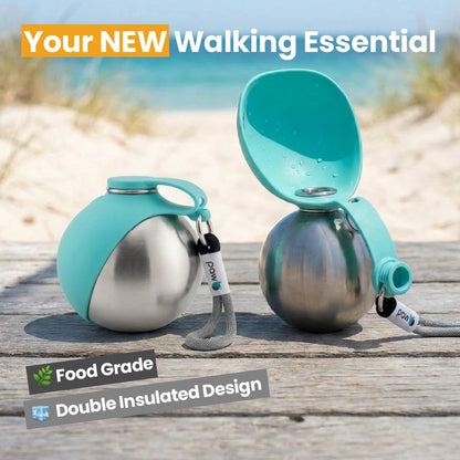 Pawlino™ Dog Water Bottle + Bowl