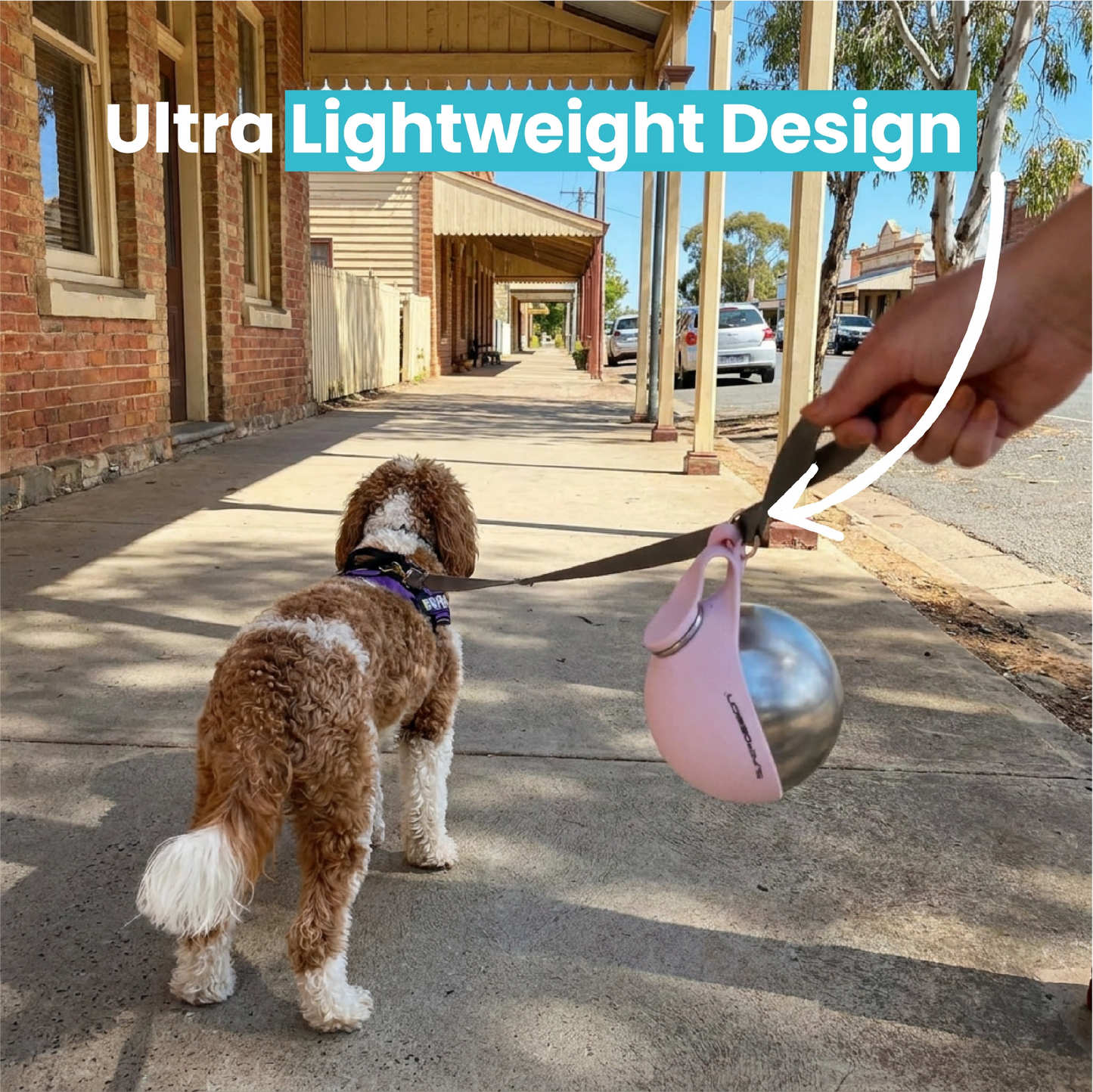 Pawlino™ Dog Water Bottle + Bowl